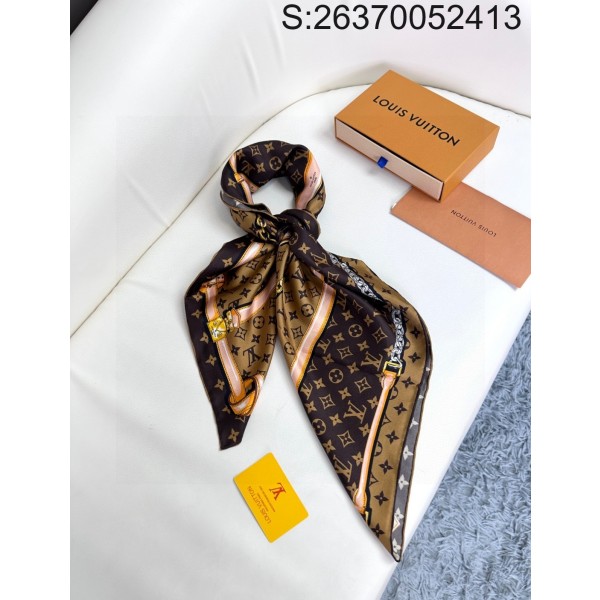 AGG 루이비통 빈티지 모노그램  벨트 패턴 스카프 90*90cm 3컬러 LOUIS VUITTON