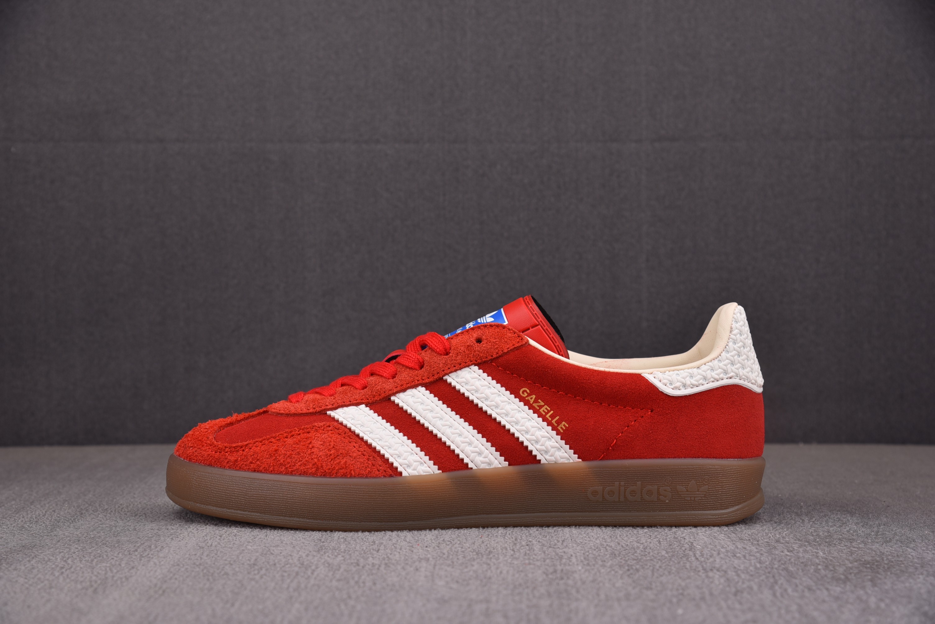 【纯原】AD Originals Gazelle Indoor 红白 IF1808