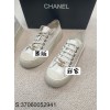 [511] 샤넬 CC로고 에나멜 스니커즈 화이트 3.5cm Chanel