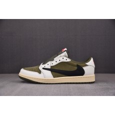 【FK】Travis Scott x Air Jordan 1 Low OG“Medium Olive”米绿 DM7866-200