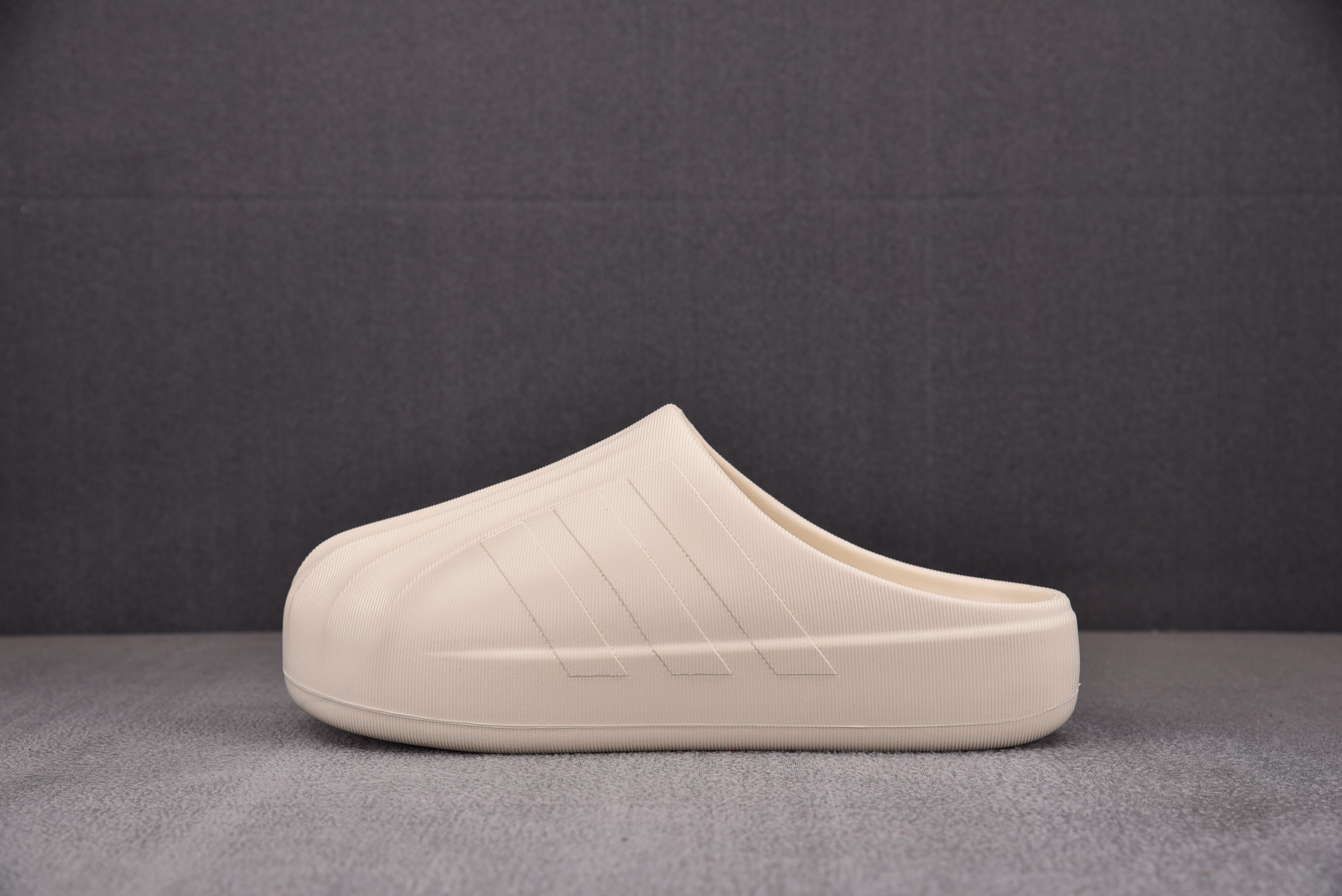 Adidas Originals AdiFOM Superstar EVA包头拖鞋 米白 IE0755 아디다스