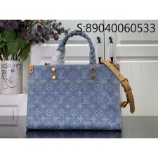 [88factory] 루이비통 렛 고 PM 모노그램 스카이 블루 데님 M24897 28*23*10.5cm