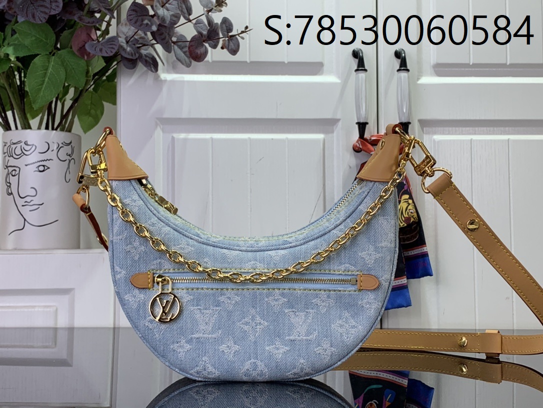 [88factory] 루이비통 루프 M24846 23*13*6cm 데님 LOUIS VUITTON