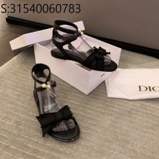 [QR 5009] 디올 24SS 어도러블 진주 나비매듭 샌들 블랙 Dior