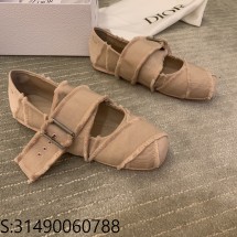 [QR 5009] 디올 24SS 발레니나 슈즈 베이지 Dior