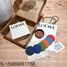 AGG 로에베 가죽 6컬러 잔 받침 컵 받침 세트 Loewe