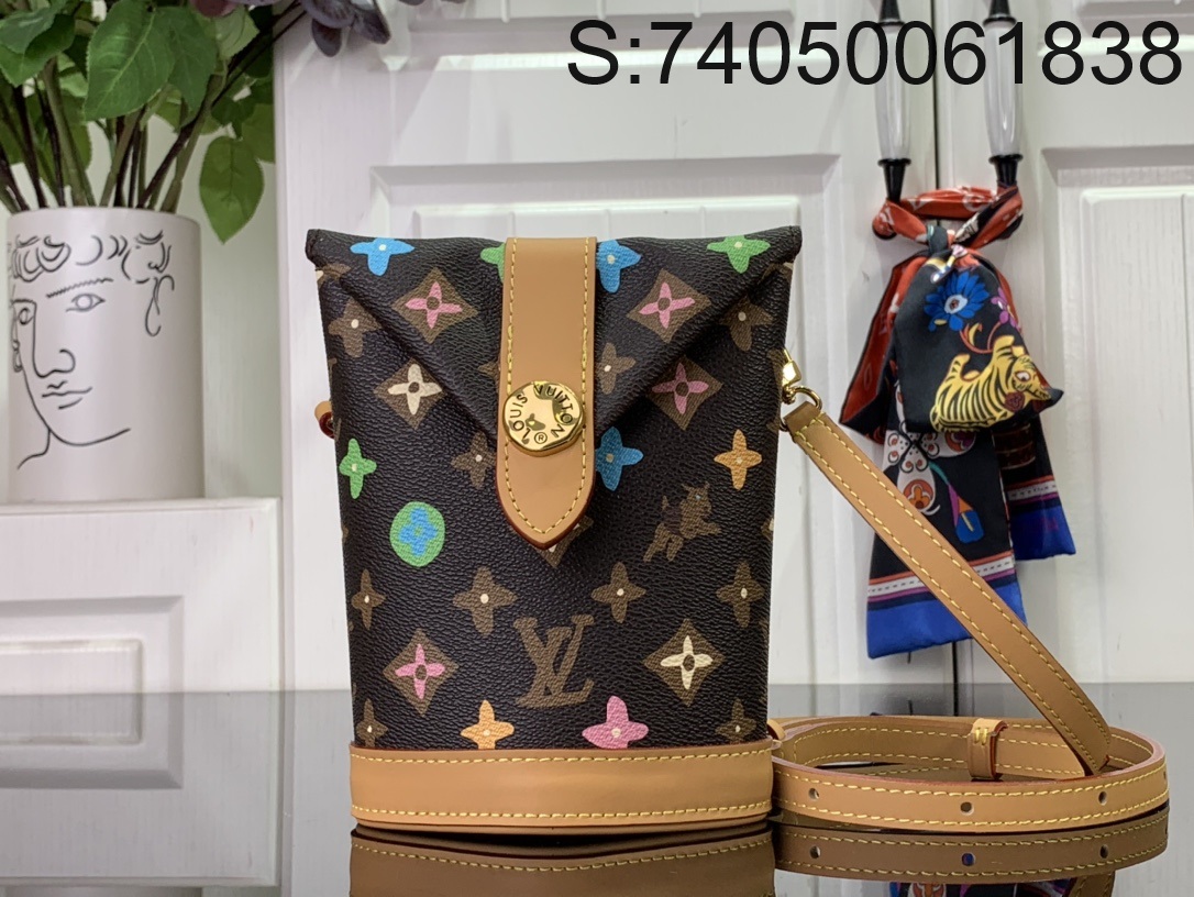 [88factory] 루이비통 엔벨로프 파우치 M83344 12.5*18*8.5cm 브라운 LOUIS VUITTON