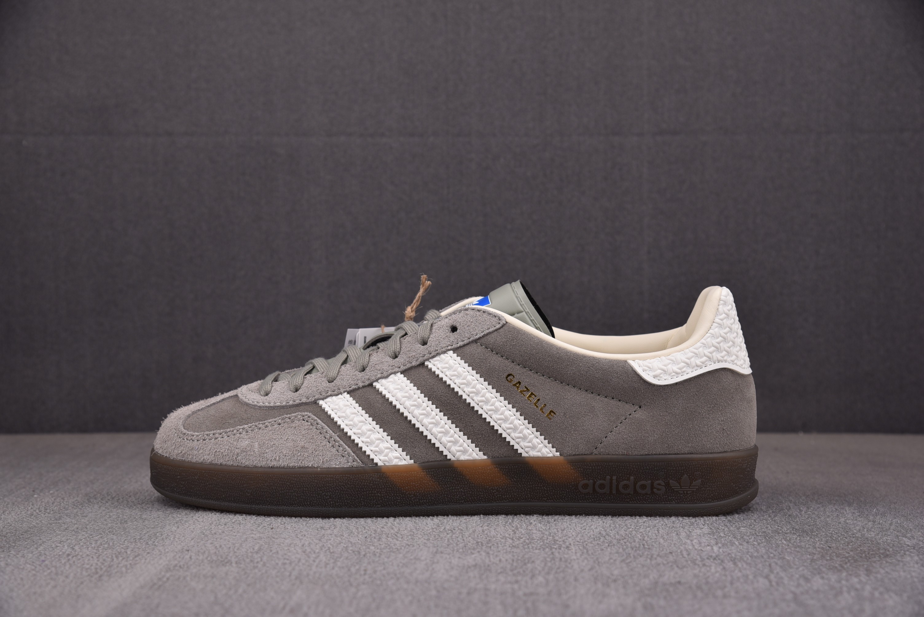 【M】AD Originals Gazelle Indoor 灰白 IF1807