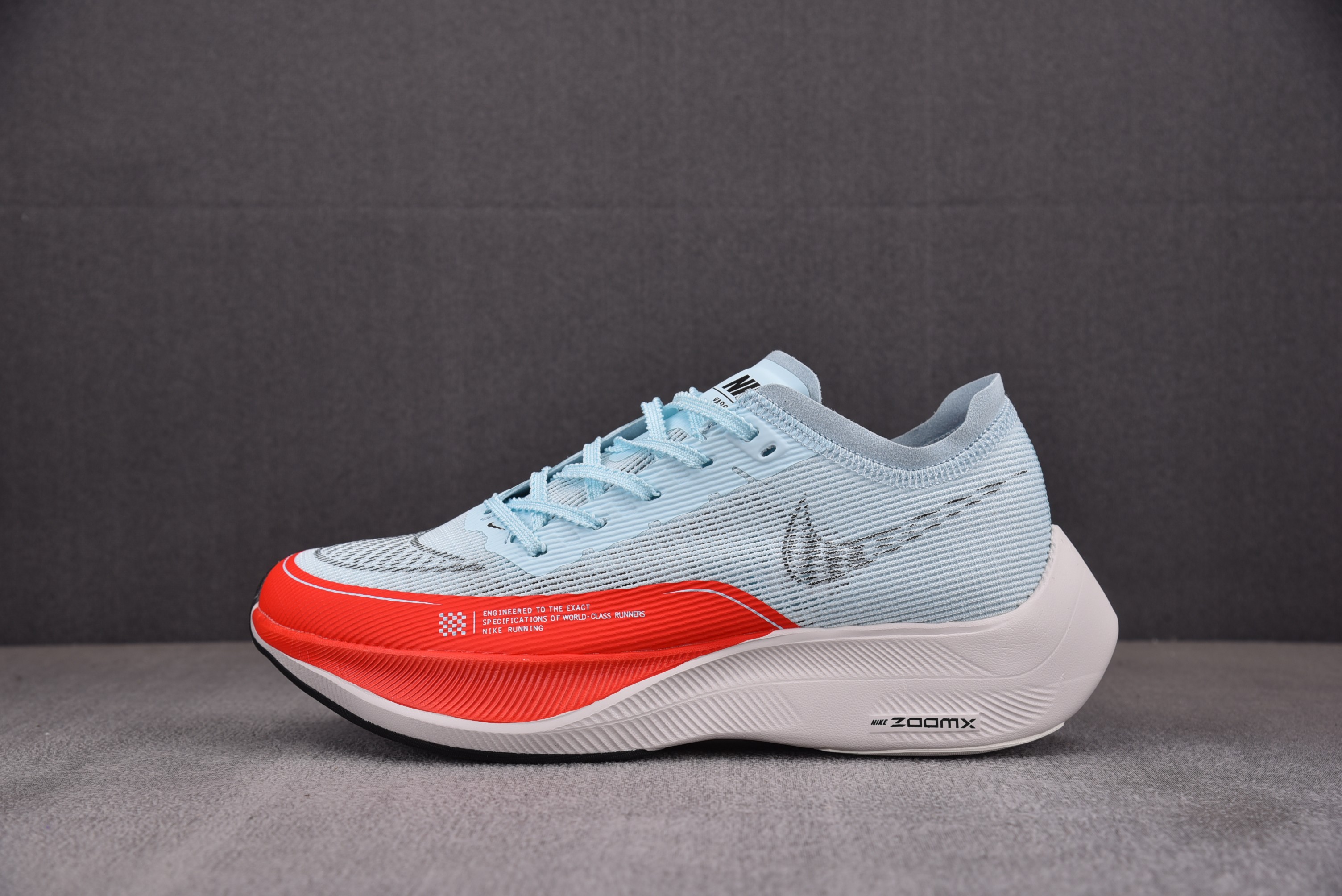 【纯原】NK ZoomX Vaporfly Next% 2 马拉松 浅蓝红 CU4111-400