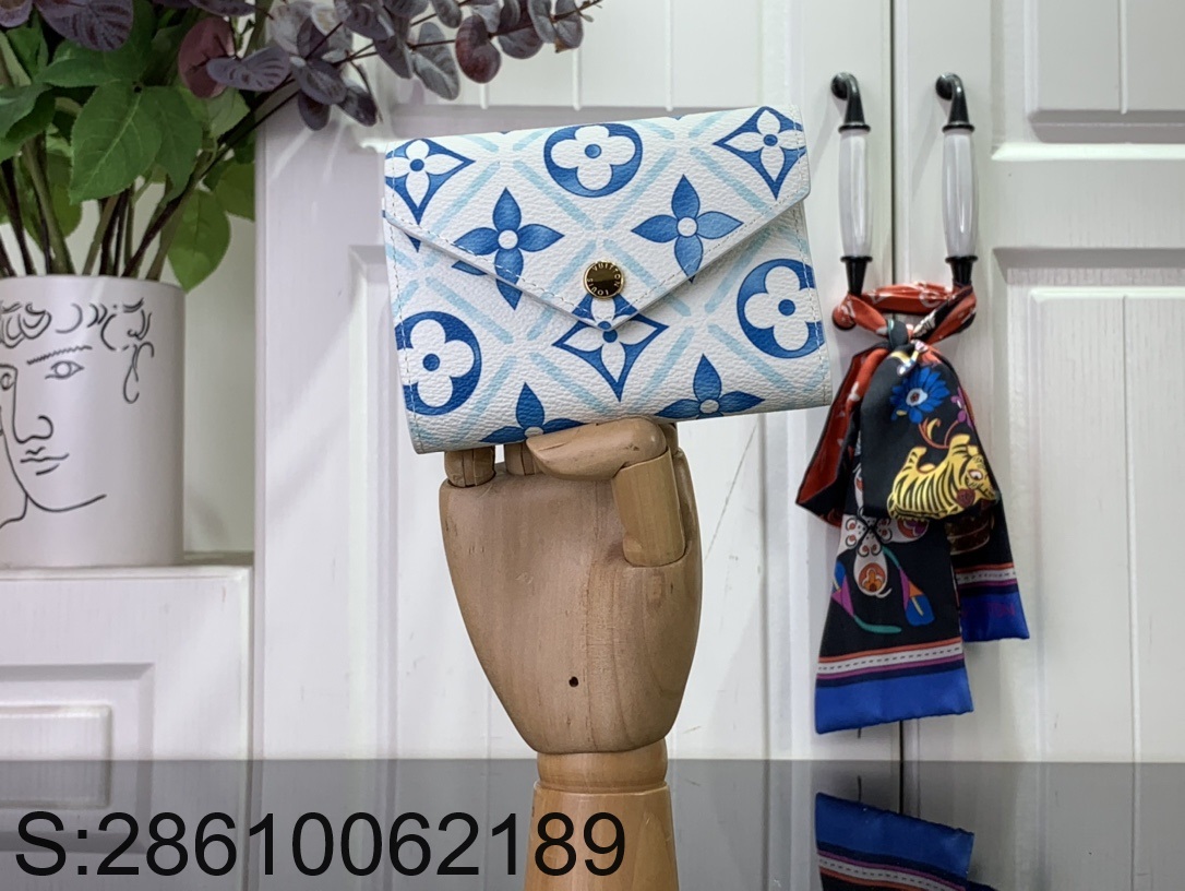 [88factory] 루이비통 모노그램 빅토린 월릿 블루 M83623 12*9.5*2.5cm LOUIS VUITTON