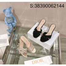 [AN3] 디올 24SS 큐빅 진주 스리퍼 샌들 힐 8cm 2컬러 Dior