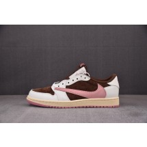 【纯原】Travis Scott x AJ 1 Low OG SP 褐粉 DZ4137-206