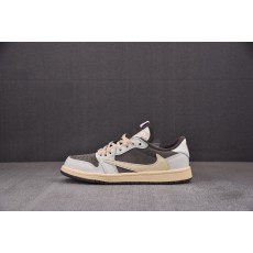 【Y3 KIDS】KIDS Travis Scott x AJ 1 Low OG“Reverse Mocha”白棕低帮 中童 DO5442-162