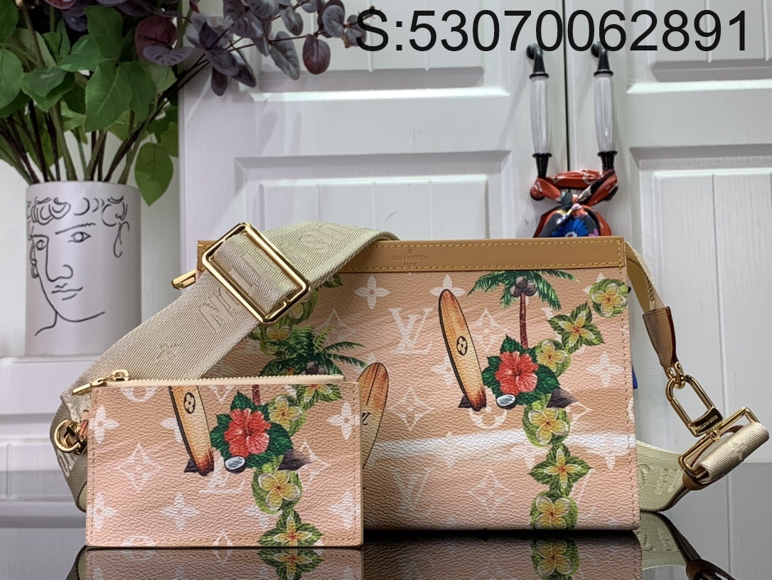 [88factory] 루이비통 가스통 웨어러블 월릿 크로스백 M83466 22*14.5*4.5cm 베이지  LOUIS VUITTON