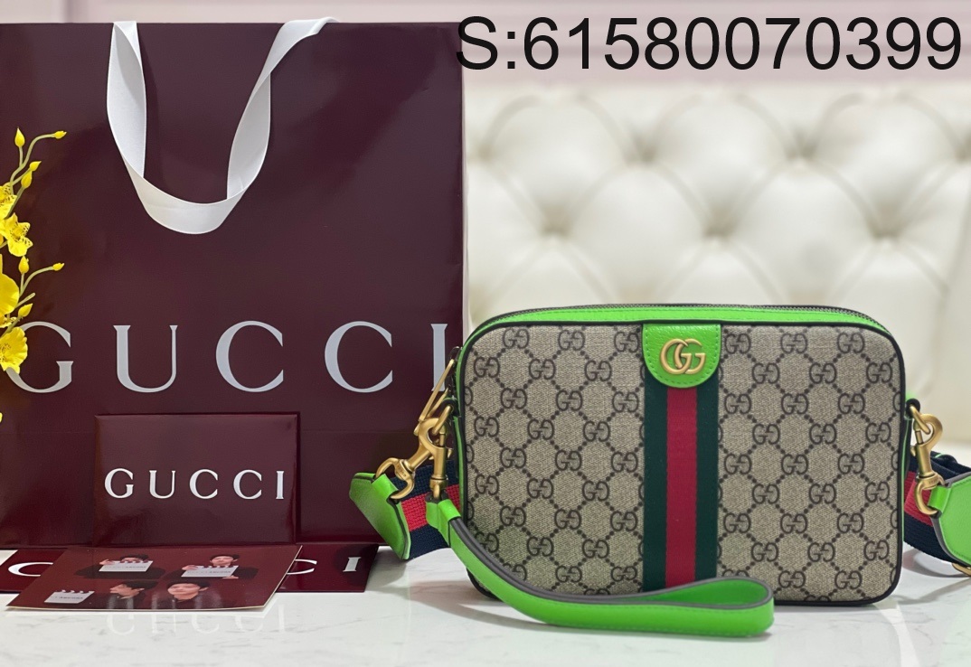 [JHL] 구찌 GG 오피디아 크로스백 699439 23.5*16*4.5cm 그린 Gucci