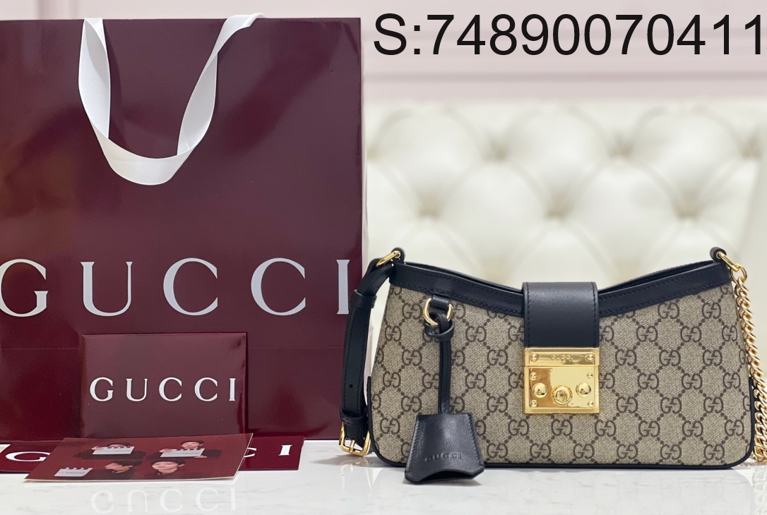 [JHL] 구찌 스몰 패드락 숄더백 811705 27*14*6cm 블랙 Gucci