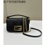 [니콜] 펜디 양가죽 바게트 FF 체인 숄더백 19cm 블랙 8BS017 Fendi