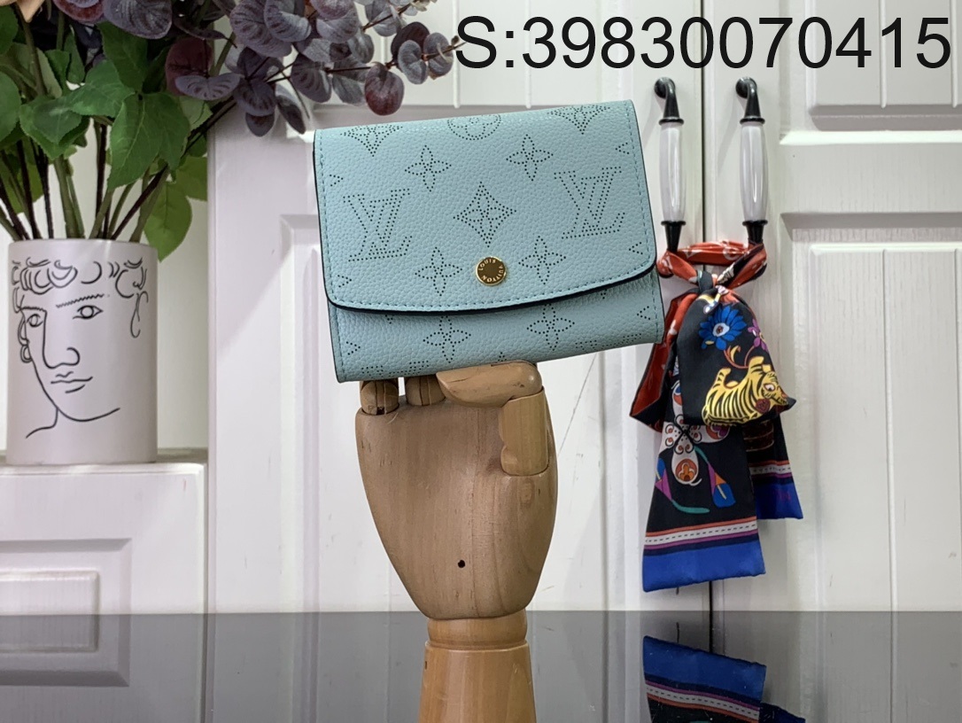 [88factory] 루이비통 아이리스 컴팩트 월릿 스카이 블루 M62542 12*9.5*3cm LOUIS VUITTON