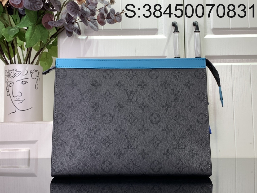 [88factory] 루이비통 포쉐트 보야주 파우치 M11466 27*21*6cm 블루 LOUIS VUITTON