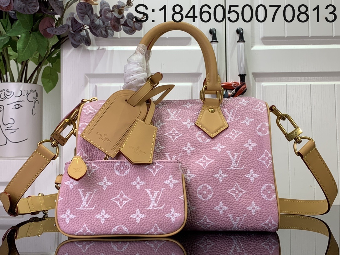 [88factory] 루이비통 스피디 P9 반둘리에 M24425 25*15*15cm 핑크 LOUIS VUITTON