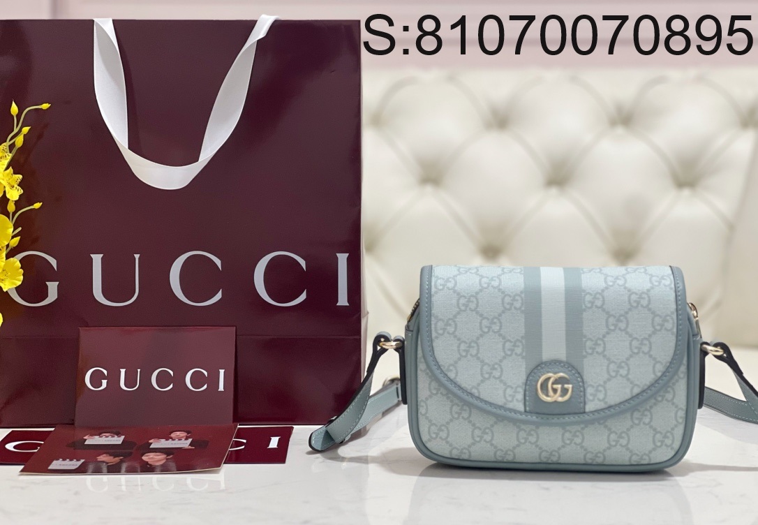 [JHL] 구찌 오피디아 숄더백 772239 19*13*5cm 남회색 Gucci