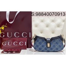 [JHL] 구찌 문 사이드 숄더백 786015 12*24*5cm 블루 Gucci