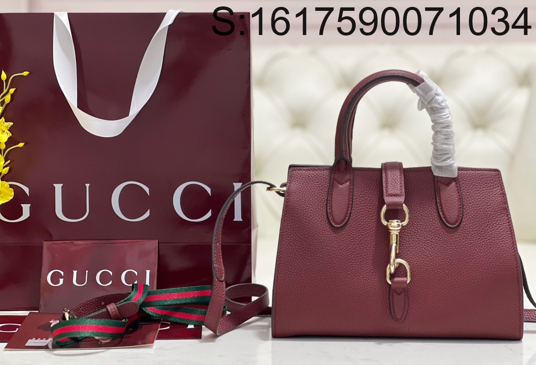 [JHL] 구찌 재키 토트백 795349 24*17.5*8.5cm 와인 Gucci