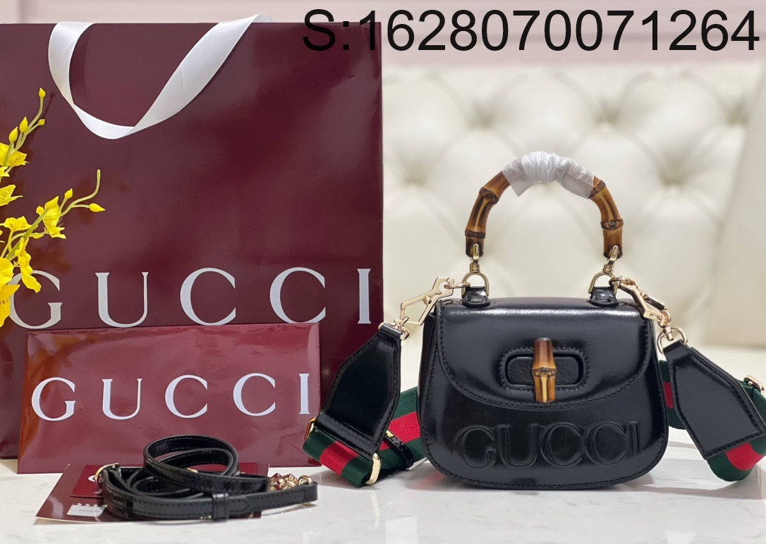 [JHL] 구찌 톱 핸드백 786482 17*12*7.5cm 블랙 Gucci