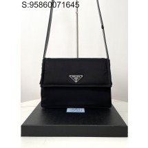 black frame 공장 프라다 미듑 리나일론 숄더백 메신저백 블랙 1BD255 30*21.5*12cm Prada