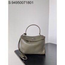 [dxg] 발렌시아가 미니 은색 버클 로데오 백 22.8*9.9*8.3cm 라이트 카키 balenciaga