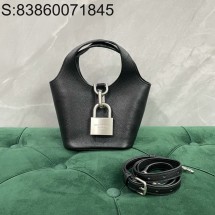 [dxg] 발렌시아가 LOCKER 핸드백 스몰 23*24*9.9cm 블랙 balenciaga