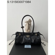 black frame 공장 프라다 미듐 핸드백 1BA426 32*15.5*12cm 블랙 Prada