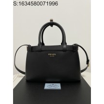 black frame 공장 프라다 버클 토트백 1BA418 28*18*10.5cm 블랙 Prada