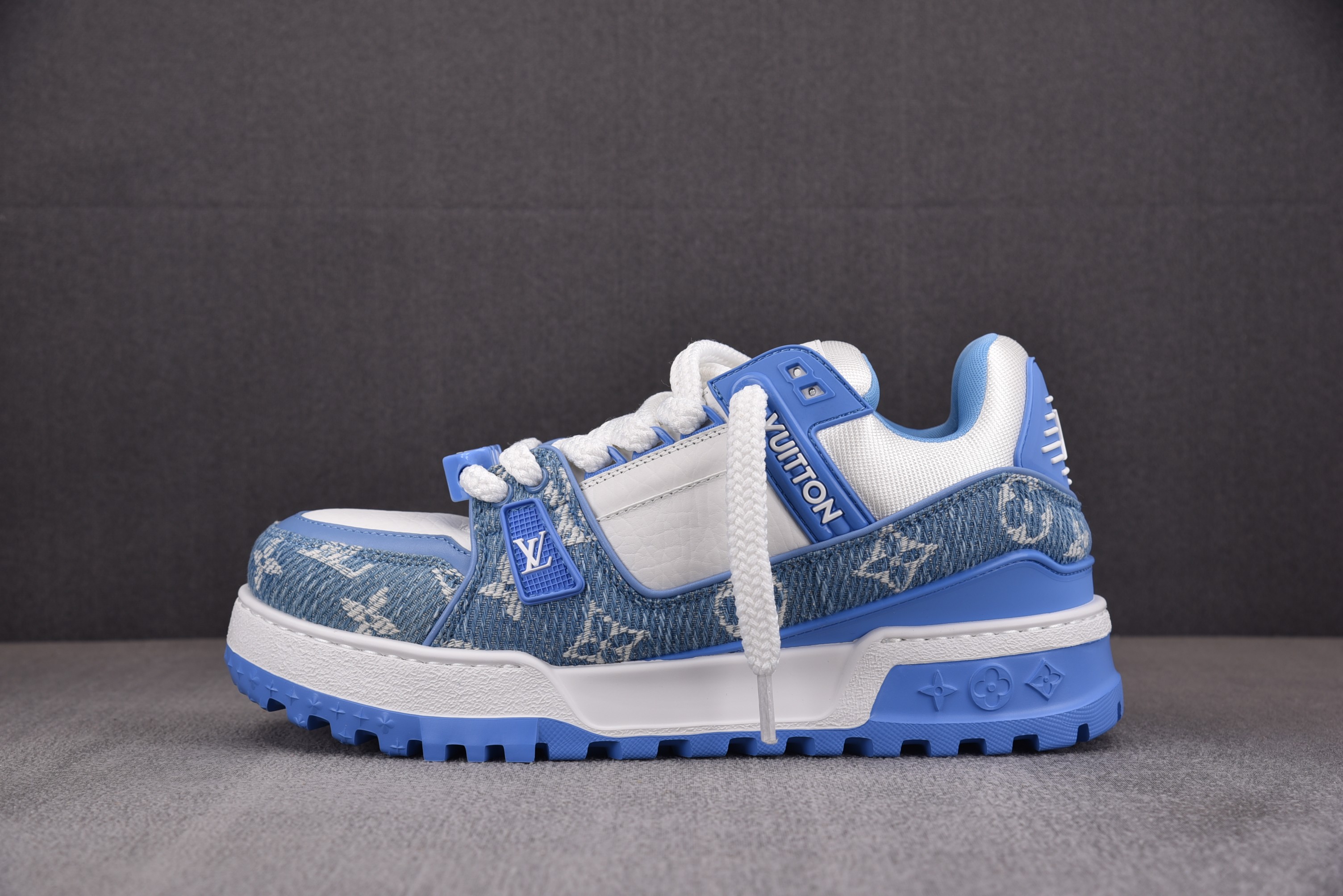 【BQ】LOUIS VUITTON Trainer Maxxi 路易威登 小胖丁 蓝白印花 루이비통