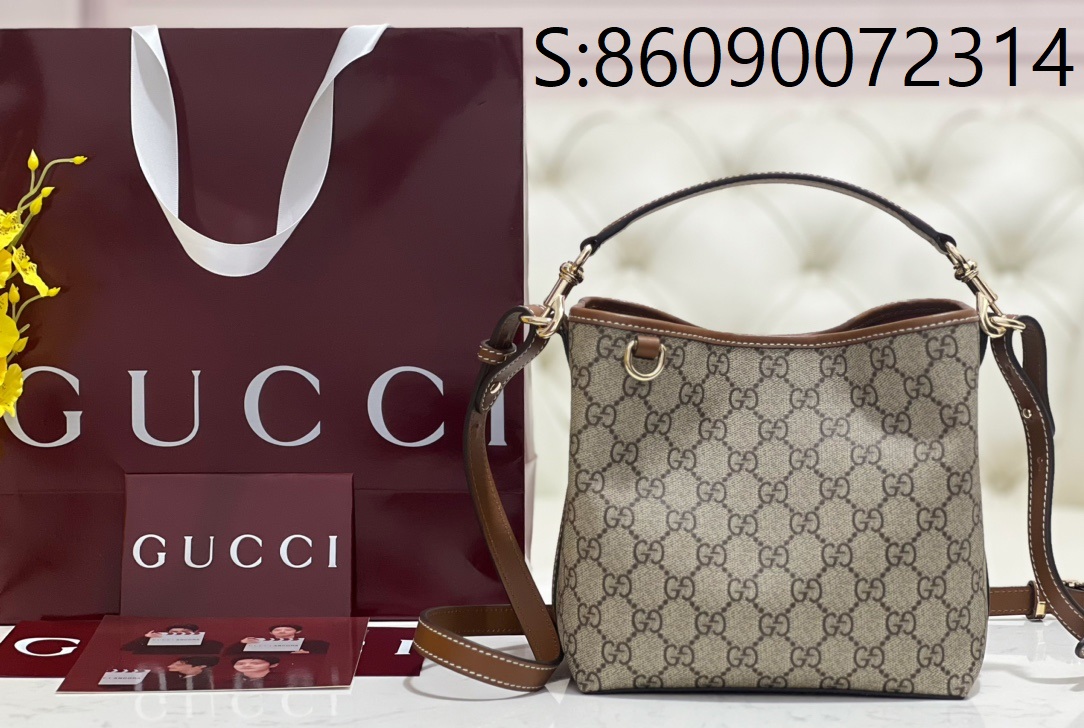 [JHL] 구찌 엠블럼 호보백 숄더백 815118 20.5*18*11.5cm 브라운  Gucci