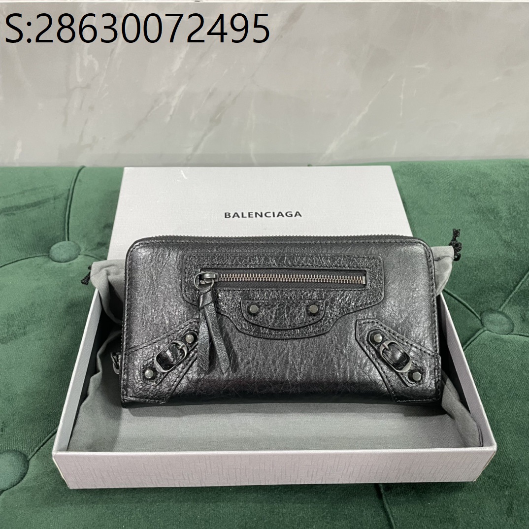 [dxg] 발렌시아가 클래식 모터 시티 장지갑 19*10*2.5cm 블랙 balenciaga