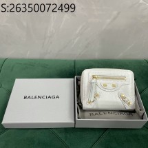 [dxg] 발렌시아가 양가죽 동전 반지갑 12*10*3cm 화이트 balenciaga