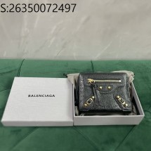 [dxg] 발렌시아가 양가죽 동전 반지갑 12*10*3cm 블랙 (2) balenciaga