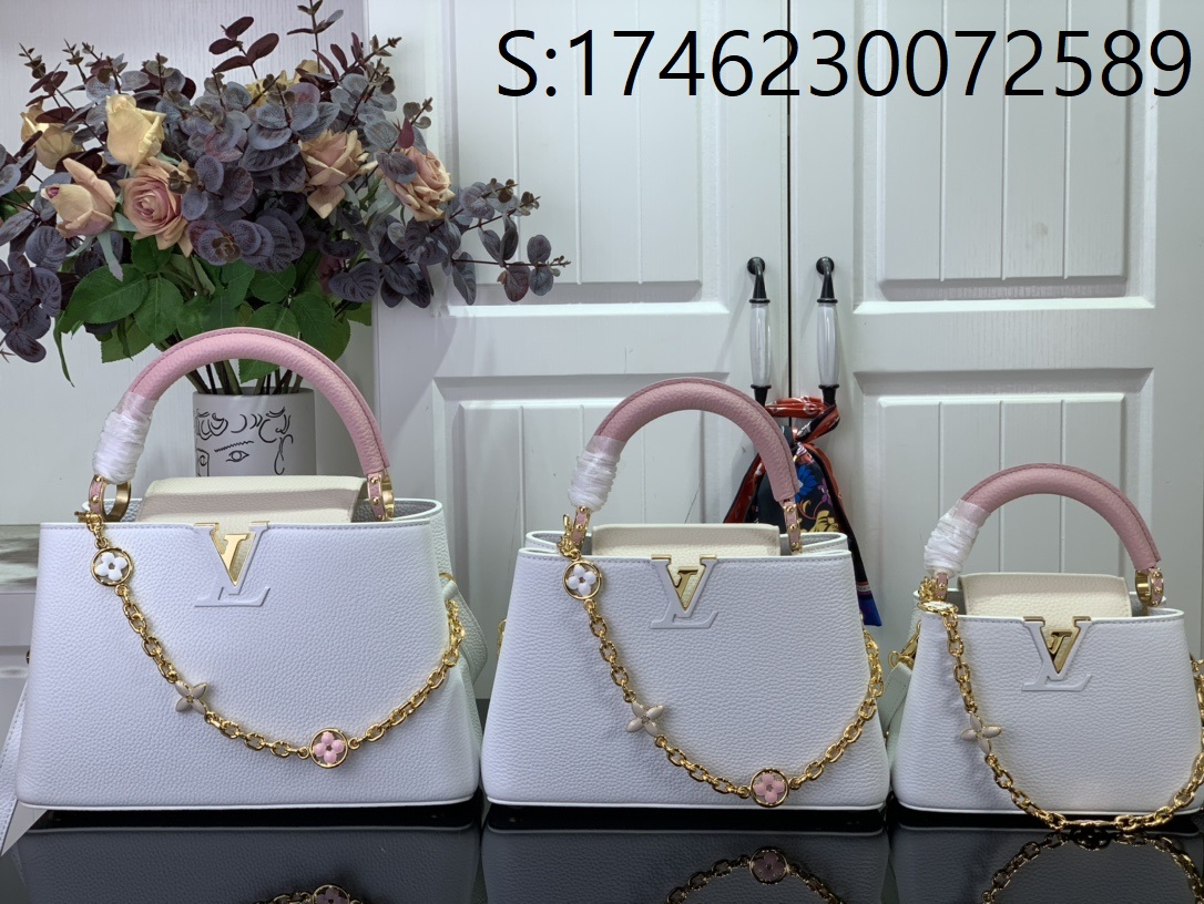 [88factory] 루이비통 카퓌신 M48865 3사이즈 핑크 화이트 LOUIS VUITTON