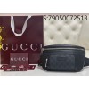 [JHL] 구찌 태그 장식의 스몰 GG 벨트백 블랙 795463 29*16*6cm Gucci