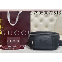 [JHL] 구찌 태그 장식의 스몰 GG 벨트백 블랙 795463 29*16*6cm Gucci