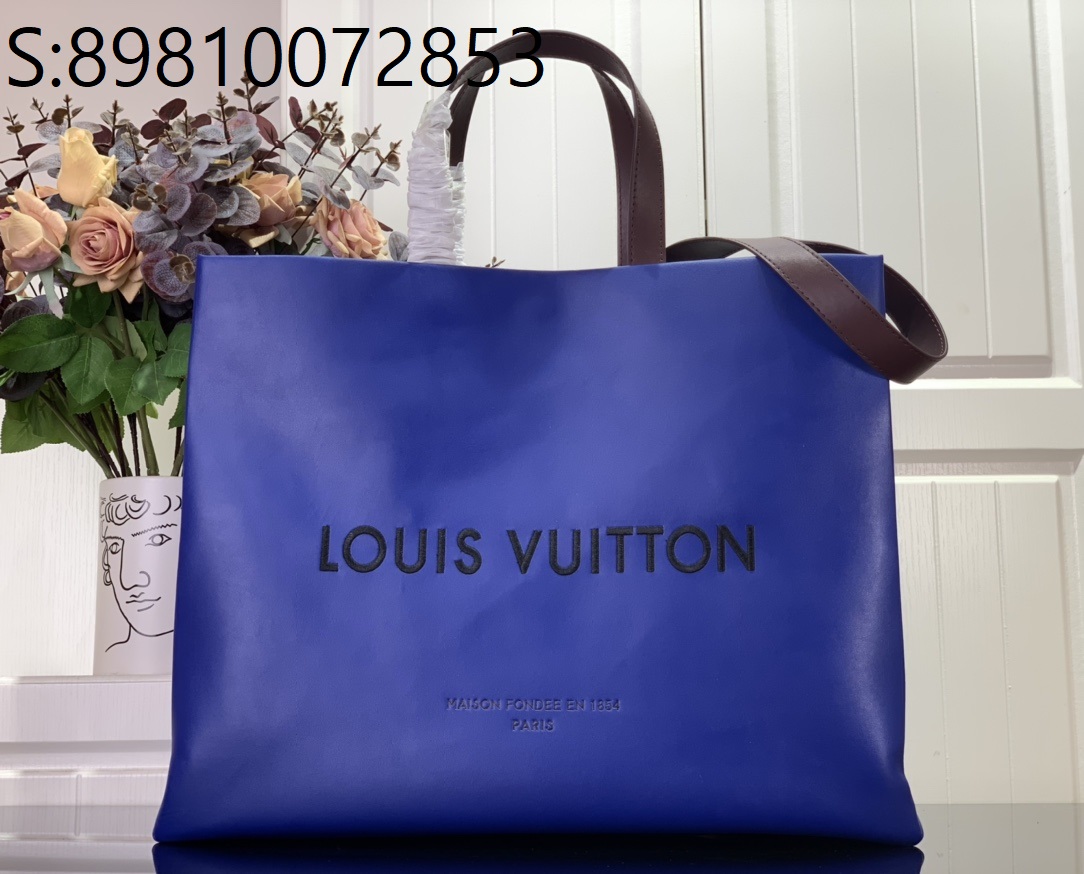 [88factory] 루이비통 쇼퍼백 M24457 40*32*16cm 블루 LOUIS VUITTON