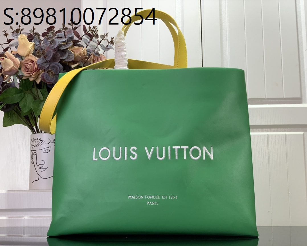 [88factory] 루이비통 쇼퍼백 M24457 40*32*16cm 그린 LOUIS VUITTON