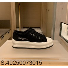 [QR 5009] 디올 태슬 통굽 스니커즈 블랙 Dior