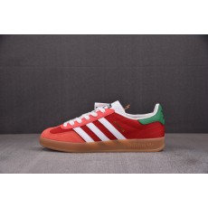 【TOP】AD Originals Gazelle Indoor 红白绿 IF9641