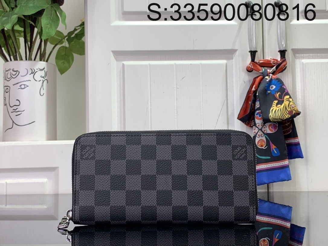 [88factory] 루이비통 지피 체커보드 장지갑 M11611 19.5*10.5*2.5cm 블랙 LOUIS VUITTON