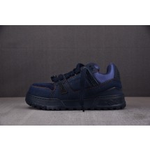 【BQ】LOUIS VUITTON Trainer Maxxi 路易威登 小胖丁 深蓝 牛仔布 루이비통