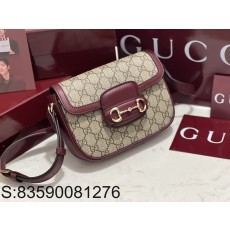 [JHL] 구찌 홀스빗 1955 GG로고 이음 숄더백 815205 20.5*14*5cm 와인 Gucci