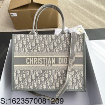 [JHL] 디올 북 오블리크 토트백 36*27.5*16.5cm 미듐 그레이 Dior