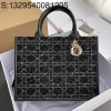 [JHL] 디올 북 토트백 까나쥬 트위드 36*27.5*16.5cm 미듐 블랙 M1324OTKV_M911 Dior